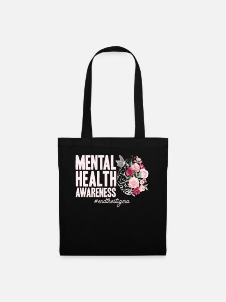 End The Stigma - Stoffbeutel - Schwarz