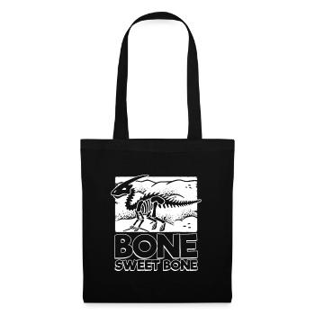 Dinosaurier Geschenk | Dino T-Rex Kindergeburtstag - Stoffbeutel - Schwarz - Vorne