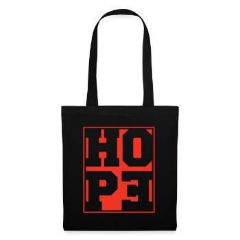 Espoir - Sac en tissu - noir - Devant