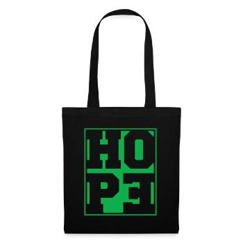 Hope - Stoffbeutel - Schwarz - Vorne