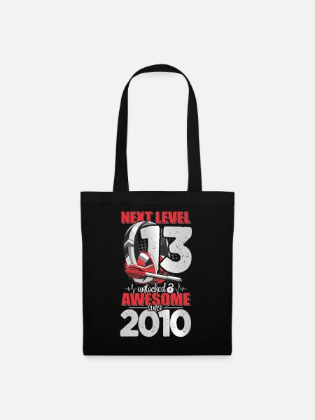 Level Unlocked 13 Jahre alt 2010 Headset Gaming - Stoffbeutel - Schwarz