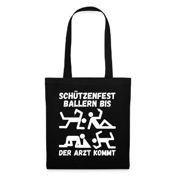 Schützenverein Schützenfest - Stoffbeutel - Schwarz - Vorne