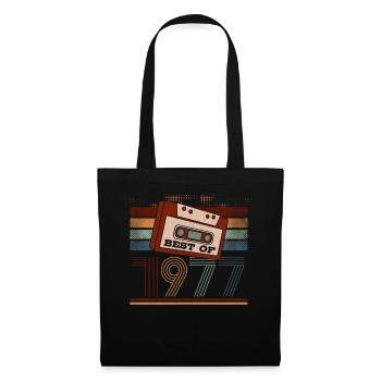 Best Of 1977 | Birthday Shirt | Birthday - Tote Bag - black - Front