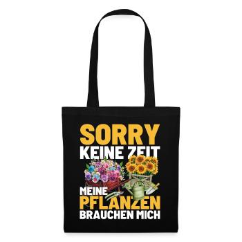 Gärtner Opa Garten Vater Gartenarbeit - Stoffbeutel - Schwarz - Vorne