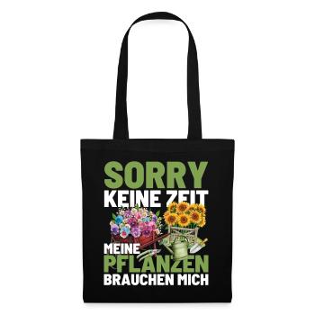 Gärtner Opa Garten Vater Gartenarbeit - Stoffbeutel - Schwarz - Vorne