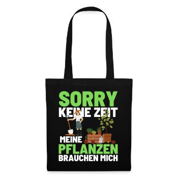 Gärtner Opa Garten Vater Gartenarbeit - Stoffbeutel - Schwarz - Vorne