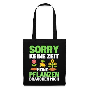 Gärtner Opa Garten Vater Gartenarbeit - Stoffbeutel - Schwarz - Vorne