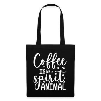 Coffee Is My Spirit Animal - Coffee Saying - Tote Bag - black - Front