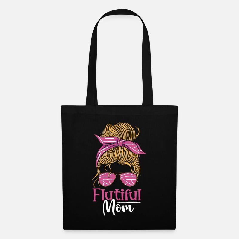 Flutiful Mom Flute Mom Marching Band - Stoffbeutel - Schwarz