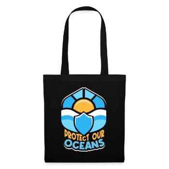 Protects our oceans Sea Ocean Protection Lake - Tote Bag - black - Front