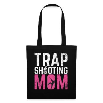 Clay Pigeon Shooting & Funny Sport Shooter Clay Pigeons - Sac en tissu - noir - Devant
