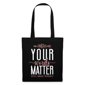 Speech Therapist Therapy Assistant - Tote Bag - black - Front