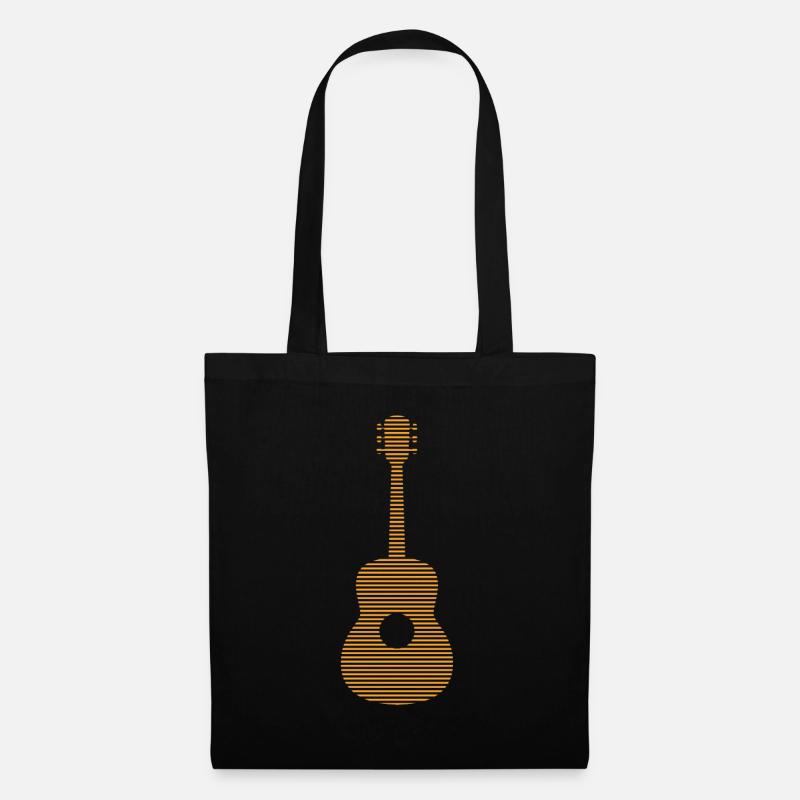 Gitarre - Stoffbeutel - Schwarz