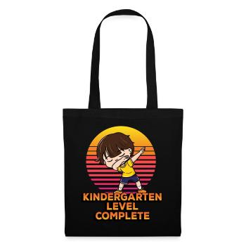 Kindergarten Level Complete Funny Dabbing Student - Tote Bag - black - Front