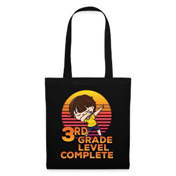 3rd grade Completely funny dab - Tote Bag - black - Front