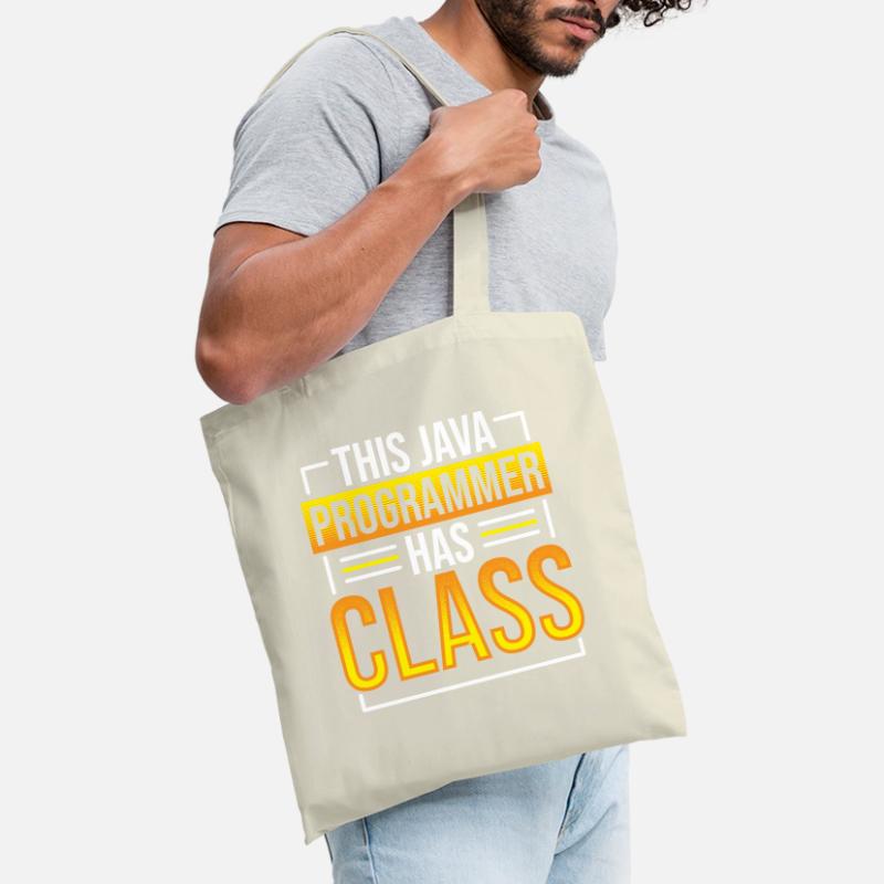 Ce programmeur Java a un codage de programmation de classe Sac en tissu