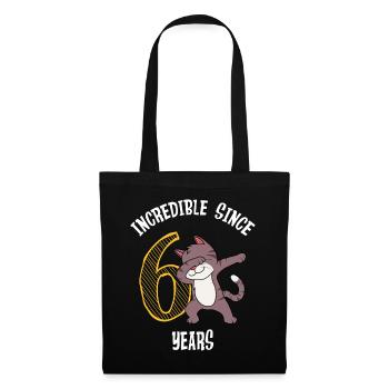 Unbelievable for 6 years 6th birthday - Tote Bag - black - Front