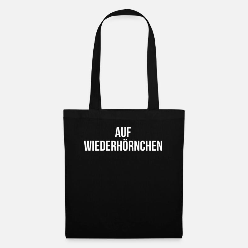 Auf Wiederhörnchen - Stoffbeutel - Schwarz