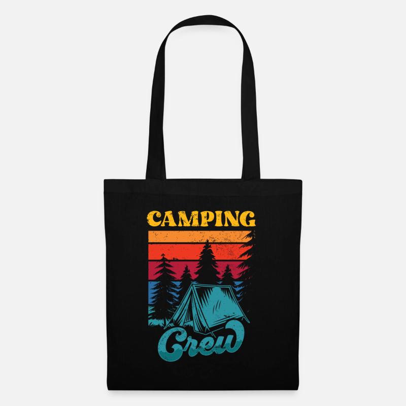 Camping Team Camp Campen Camper Campingplatz - Stoffbeutel - Schwarz