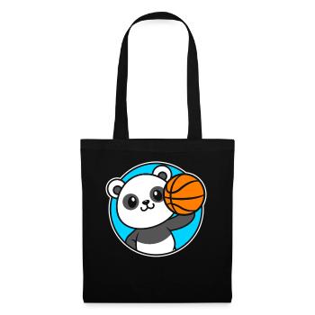 Kinder Basketball Pana - Stoffbeutel - Schwarz - Vorne
