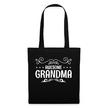 Super Nonna, petite-fille nièce pour la meilleure grand-mère - Sac en tissu - noir - Devant