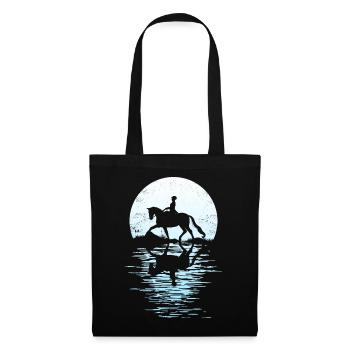 Tenue de cavalier pour les filles qui aiment les chevaux - Sac en tissu - noir - Devant