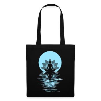 Yoga Yogini Gesundheits Meditation Outfits Girls - Stoffbeutel - Schwarz - Vorne
