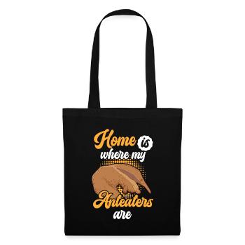 Anteater is my home Ant-eating bear - Tote Bag - black - Front