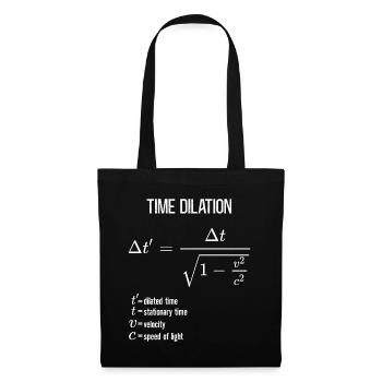 Time Dilation of Special Relativity - Tote Bag - black - Front