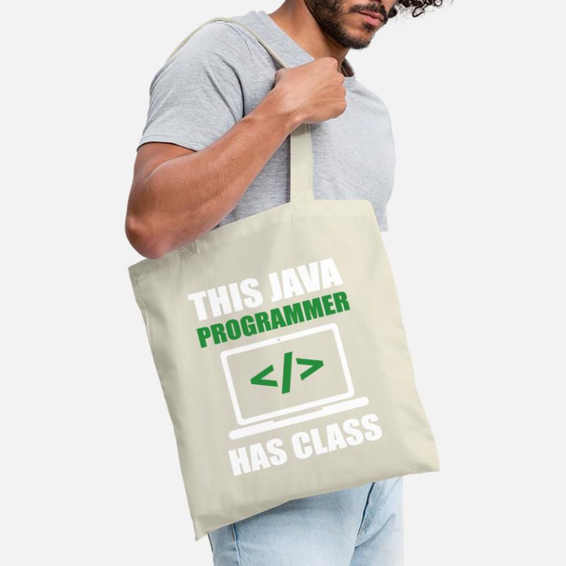 Ce programmeur Java a un codage de programmation de classe Sac en tissu