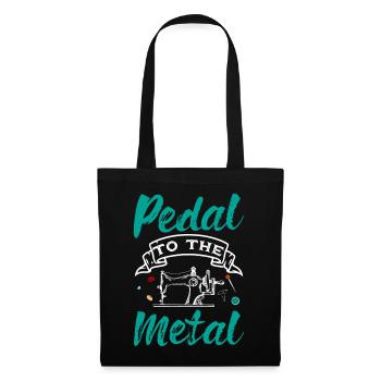 Pedal To The Metal Sewing Machine Seamstress Sewing - Tote Bag - black - Front