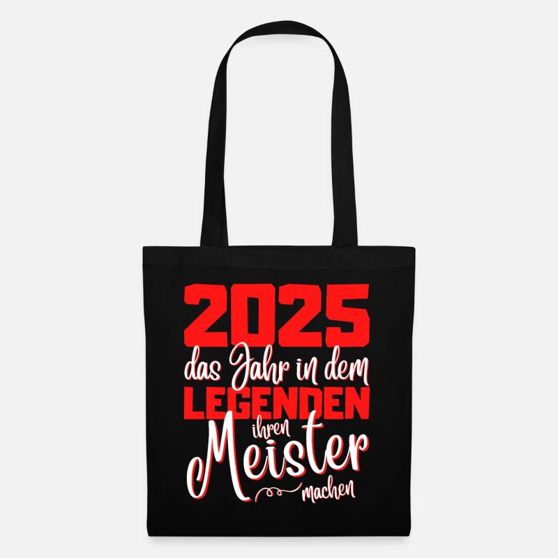 Meister 2025 Abschluss - Das Legende - Stoffbeutel - Schwarz