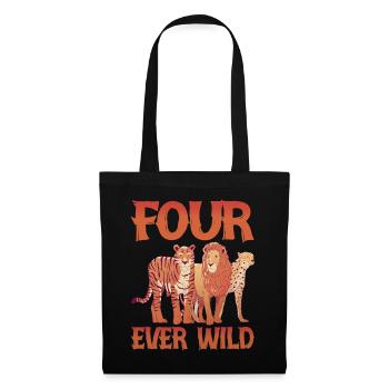 Four Ever Wild 44 - Stoffbeutel - Schwarz - Vorne