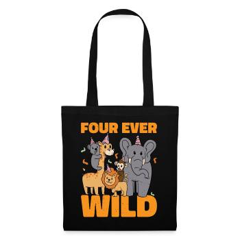 Four Ever Wild 43 - Stoffbeutel - Schwarz - Vorne
