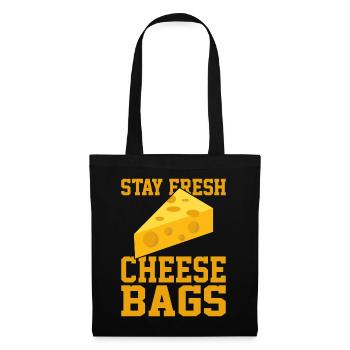 Stay Fresh Cheese Bags 33 - Tote Bag - black - Front