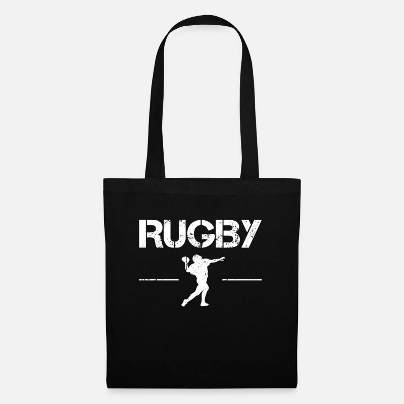 Rugby - Stoffbeutel - Schwarz