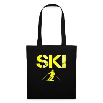 Ski - Sac en tissu - noir - Devant