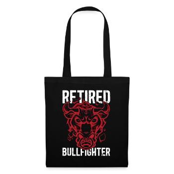Torero de corrida torero à la retraite - Sac en tissu - noir - Devant
