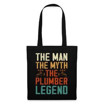 Plumbing Plumber Dad Vintage The - Tote Bag - black - Front
