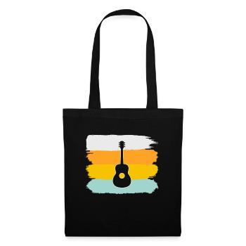 Guitar Retro - Tote Bag - black - Front