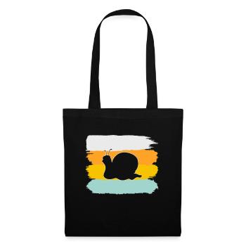 Snail Retro - Tote Bag - black - Front