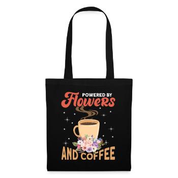 Powered by Flowers and Coffee For Florist - Tote Bag - black - Front