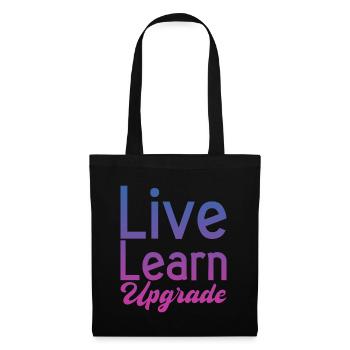 Live Learn Upgrade 2 - Tote Bag - black - Front