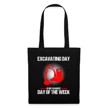 Excavator backing excavators for excavator operators - Tote Bag - black - Front
