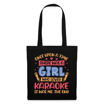 Karaoke Singer Once Upon A Time - Tote Bag - black - Front