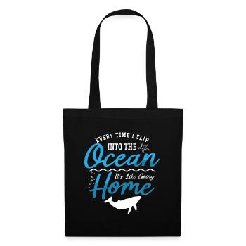 Marine Biology Every Time I Slip Into Underwater - Tote Bag - black - Front