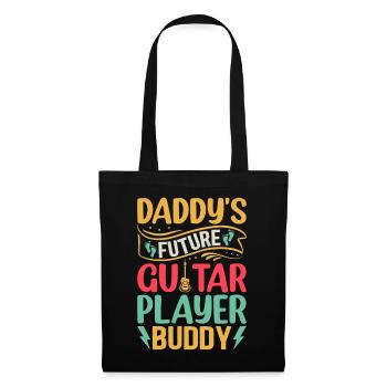 Daddy's Future Guitar Player Buddy - Newborn Guita - Tote Bag - black - Front