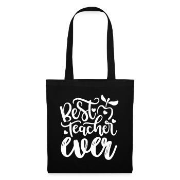 Meilleur professeur de tous les temps - Sac en tissu - noir - Devant