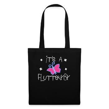 C’est un flutteryby - Sac en tissu - noir - Devant