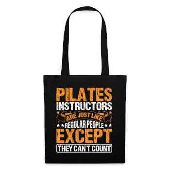 Pilates Instructors Can't Count 2 - Tote Bag - black - Front
